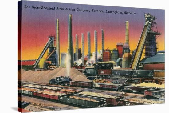 Sloss-Sheffield Steel Mill, Birmingham, Alabama-null-Stretched Canvas