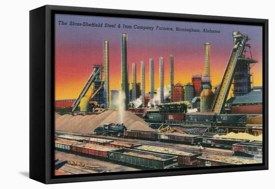 Sloss-Sheffield Steel Mill, Birmingham, Alabama-null-Framed Stretched Canvas