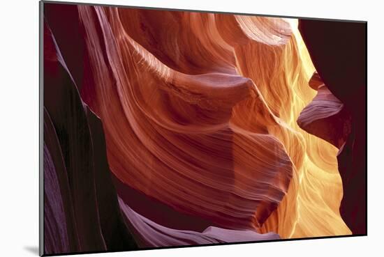 Slot Canyon, Antelope Canyon, Arizona, USA-Charles Gurche-Mounted Photographic Print