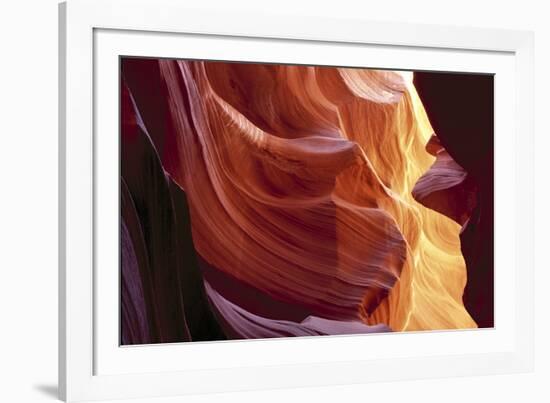 Slot Canyon, Antelope Canyon, Arizona, USA-Charles Gurche-Framed Photographic Print