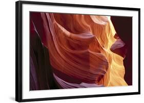 Slot Canyon, Antelope Canyon, Arizona, USA-Charles Gurche-Framed Photographic Print