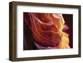 Slot Canyon, Antelope Canyon, Arizona, USA-Charles Gurche-Framed Photographic Print