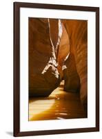 Slot Canyon at Lake Powell NRA, Utah-Zandria Muench Beraldo-Framed Premium Photographic Print