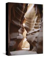 Slot Canyon in Red Sandstone, Antelope Canyon, Near Page, Arizona, USA-Tony Waltham-Stretched Canvas