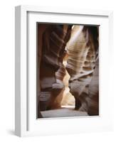 Slot Canyon in Red Sandstone, Antelope Canyon, Near Page, Arizona, USA-Tony Waltham-Framed Photographic Print