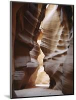 Slot Canyon in Red Sandstone, Antelope Canyon, Near Page, Arizona, USA-Tony Waltham-Mounted Photographic Print