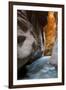 Slot Canyon Just North of Kolob Canyon, St. George, Zion NP, Utah-Howie Garber-Framed Photographic Print