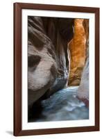 Slot Canyon Just North of Kolob Canyon, St. George, Zion NP, Utah-Howie Garber-Framed Photographic Print