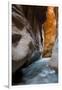 Slot Canyon Just North of Kolob Canyon, St. George, Zion NP, Utah-Howie Garber-Framed Photographic Print