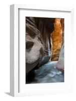 Slot Canyon Just North of Kolob Canyon, St. George, Zion NP, Utah-Howie Garber-Framed Photographic Print