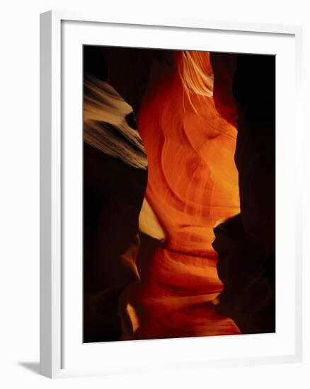 Slot Canyon, Upper Antelope Canyon, Arizona, USA-Michel Hersen-Framed Premium Photographic Print