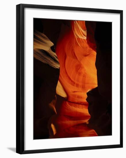 Slot Canyon, Upper Antelope Canyon, Arizona, USA-Michel Hersen-Framed Premium Photographic Print