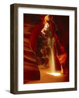 Slot Canyon, Upper Antelope Canyon, Page, Arizona, USA-Michel Hersen-Framed Photographic Print