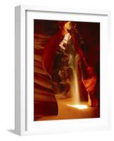 Slot Canyon, Upper Antelope Canyon, Page, Arizona, USA-Michel Hersen-Framed Photographic Print