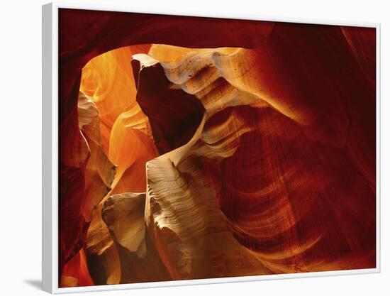 Slot Canyon, Upper Antelope Canyon, Page, Arizona, USA-Michel Hersen-Framed Photographic Print