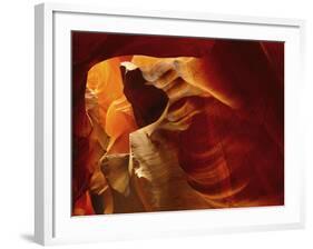 Slot Canyon, Upper Antelope Canyon, Page, Arizona, USA-Michel Hersen-Framed Photographic Print