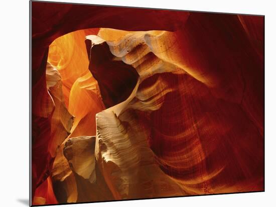 Slot Canyon, Upper Antelope Canyon, Page, Arizona, USA-Michel Hersen-Mounted Photographic Print