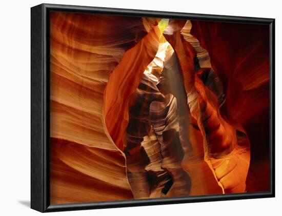 Slot Canyon, Upper Antelope Canyon, Page, Arizona, USA-Michel Hersen-Framed Photographic Print