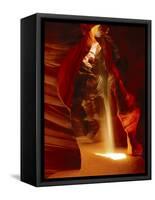 Slot Canyon, Upper Antelope Canyon, Page, Arizona, USA-Michel Hersen-Framed Stretched Canvas