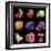 Slot Machine Fruit Symbols-PandaWild-Framed Art Print