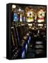 Slot Machines at an Airport, Mccarran International Airport, Las Vegas, Nevada, USA-null-Framed Stretched Canvas