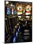 Slot Machines at an Airport, Mccarran International Airport, Las Vegas, Nevada, USA-null-Mounted Photographic Print