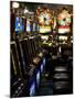 Slot Machines at an Airport, Mccarran International Airport, Las Vegas, Nevada, USA-null-Mounted Photographic Print