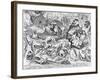 Sloth, from the Seven Deadly Sins, Engraved by Pieter Ven Der Heyden, 1558-Pieter Bruegel the Elder-Framed Giclee Print