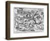 Sloth, from the Seven Deadly Sins, Engraved by Pieter Ven Der Heyden, 1558-Pieter Bruegel the Elder-Framed Giclee Print