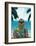 Sloth on Summer Holidays-Barruf-Framed Art Print