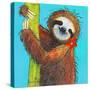 Sloth-Karrie Evenson-Stretched Canvas