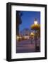 Slovak National Theatre at Dusk, Bratislava, Slovakia, Europe-Ian Trower-Framed Photographic Print