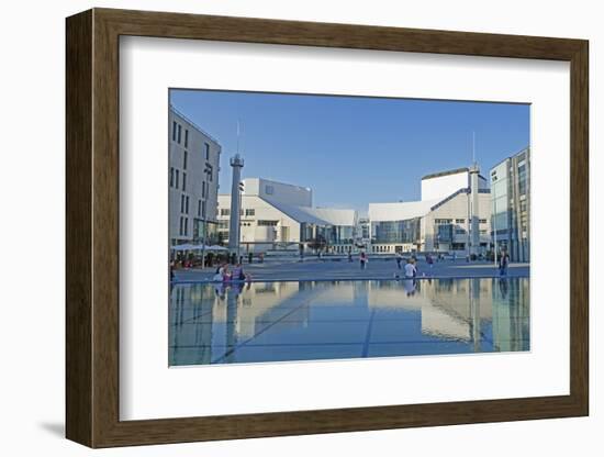 Slovak National Theatre, Bratislava, Slovakia, Europe-Christian Kober-Framed Photographic Print