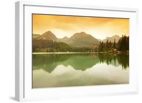 Slovakia, Carpathian Mountains, High Tatra. the Strbske Pleso Lake-Ken Scicluna-Framed Photographic Print