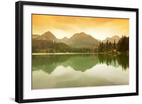 Slovakia, Carpathian Mountains, High Tatra. the Strbske Pleso Lake-Ken Scicluna-Framed Photographic Print