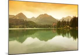Slovakia, Carpathian Mountains, High Tatra. the Strbske Pleso Lake-Ken Scicluna-Mounted Photographic Print