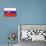 Slovakia Country Flag - Letterpress-Lantern Press-Art Print displayed on a wall