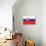 Slovakia Country Flag - Letterpress-Lantern Press-Art Print displayed on a wall