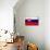 Slovakia Flag Design with Wood Patterning - Flags of the World Series-Philippe Hugonnard-Mounted Art Print displayed on a wall