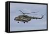 Slovakian Mi-17 with Digital Camouflage-null-Framed Stretched Canvas