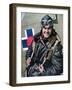 Slovakian Pilot Serving with the Luftwaffe in the Mediterranean, 1943-null-Framed Giclee Print