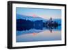 Slovenia, Bled, Lake Bled and Julian Alps, Church of the Assumption-Tuul And Bruno Morandi-Framed Photographic Print