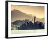 Slovenia, Bled, Lake Bled and Julian Alps-Michele Falzone-Framed Photographic Print