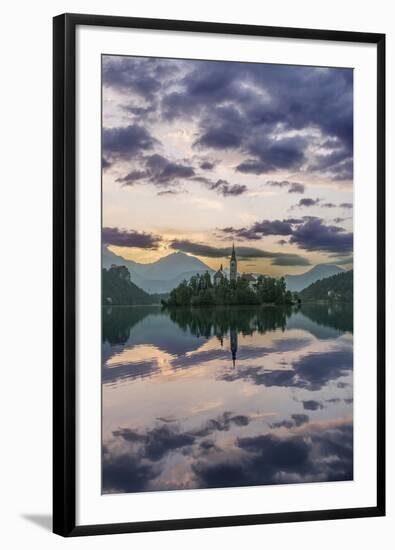 Slovenia, Bled, Lake Bled Dawn-Rob Tilley-Framed Photographic Print