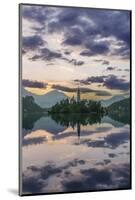 Slovenia, Bled, Lake Bled Dawn-Rob Tilley-Mounted Photographic Print