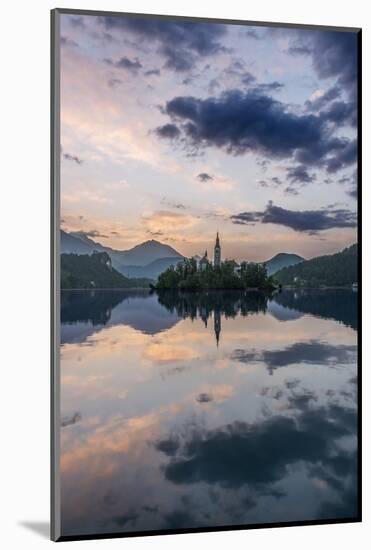 Slovenia, Bled, Lake Bled Dawn-Rob Tilley-Mounted Photographic Print