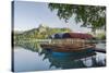 Slovenia, Bled, Lake Bled, Plenta Boats-Rob Tilley-Stretched Canvas