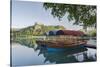 Slovenia, Bled, Lake Bled, Plenta Boats-Rob Tilley-Stretched Canvas