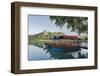 Slovenia, Bled, Lake Bled, Plenta Boats-Rob Tilley-Framed Photographic Print