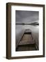 Slovenia, Boat on Lake Cerknica-Cristiana Damiano-Framed Photographic Print